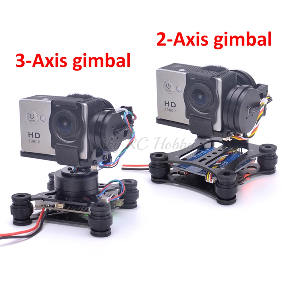 Drone Gimbal For Gopro - Lekki 2 osi/3-Axis Gimbal bezszczotkowy deska