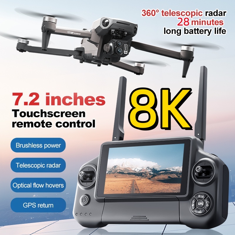 Dron RC z 3-osiowym gimbalem 8 – Drone Gimbal 3 Axis recenzja i cena