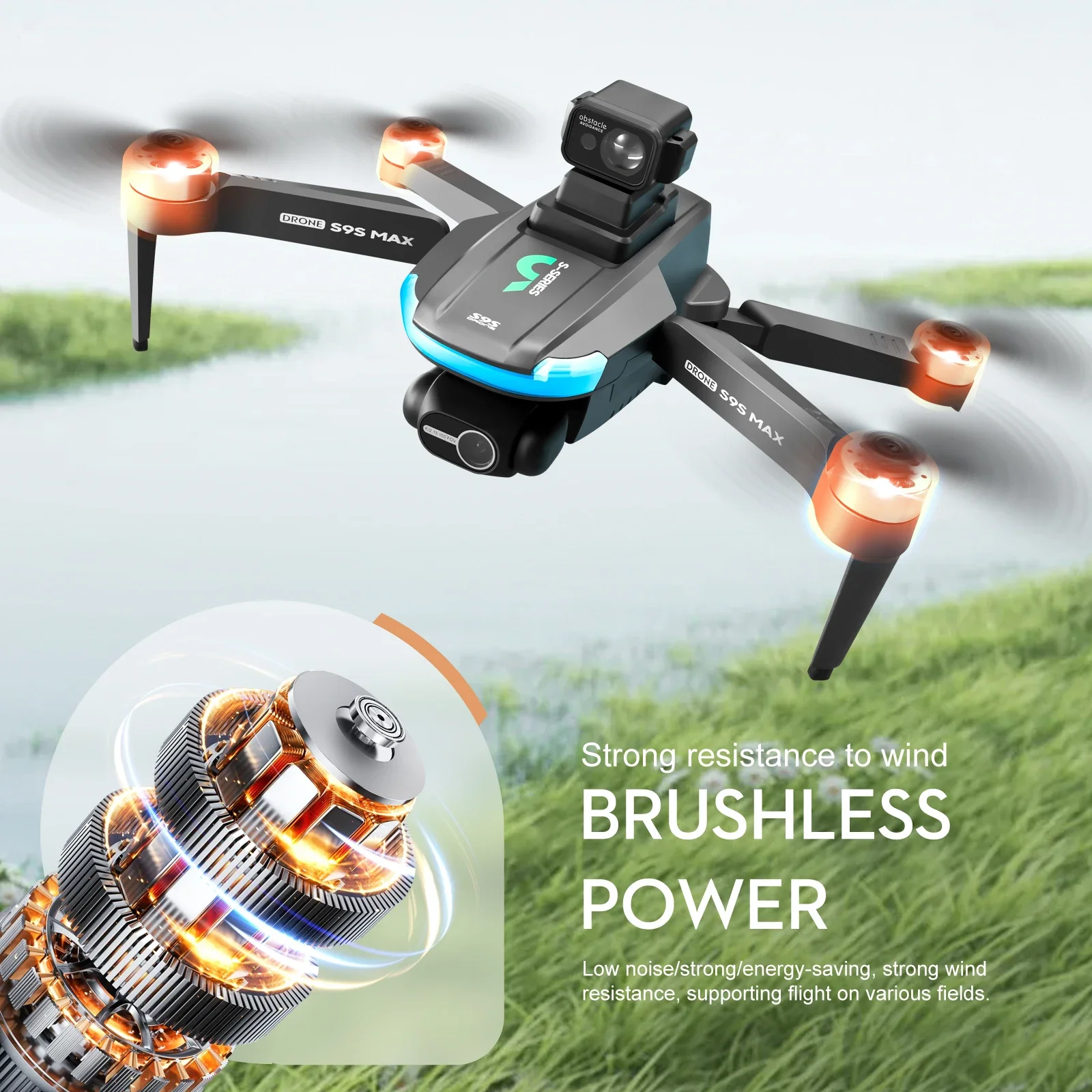 NOWOŚĆ S9S MAX MINI Drone 4K 2 – Drone Gimbal Brushless recenzja i cena