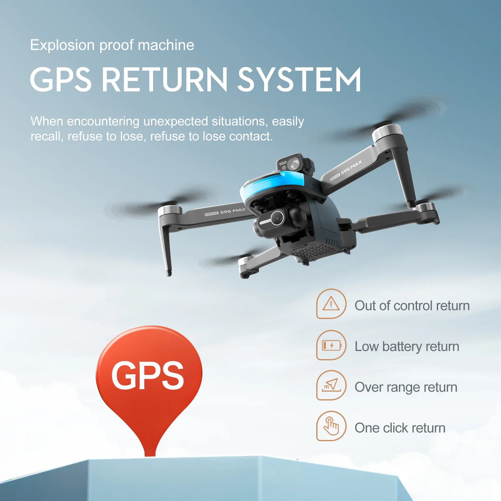 NOWOŚĆ S9S MAX MINI Drone 4K 2 – Drone Gimbal Brushless recenzja i cena