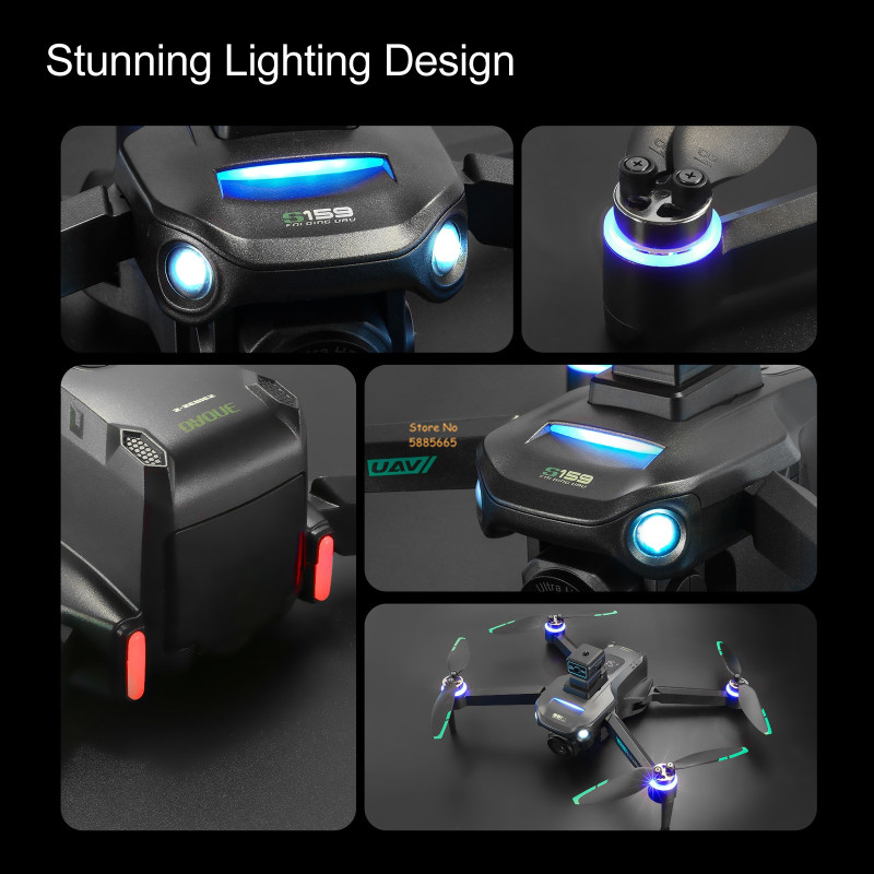 Podwójna kamera 8K 5G WIFI FPV – Drone Gimbal Brushless recenzja i cena