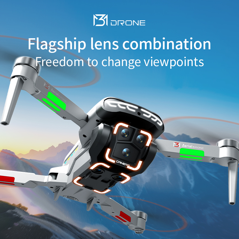 Profesjonalny dron M3 4K HD do – Drone Gimbal Brushless recenzja i cena