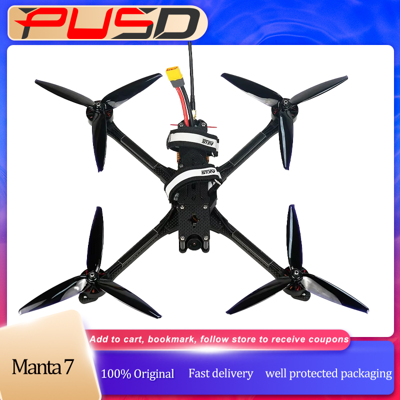PUSD 7-calowy Manta 7 X Lite F – Drone Gimbal 3 Axis recenzja i cena