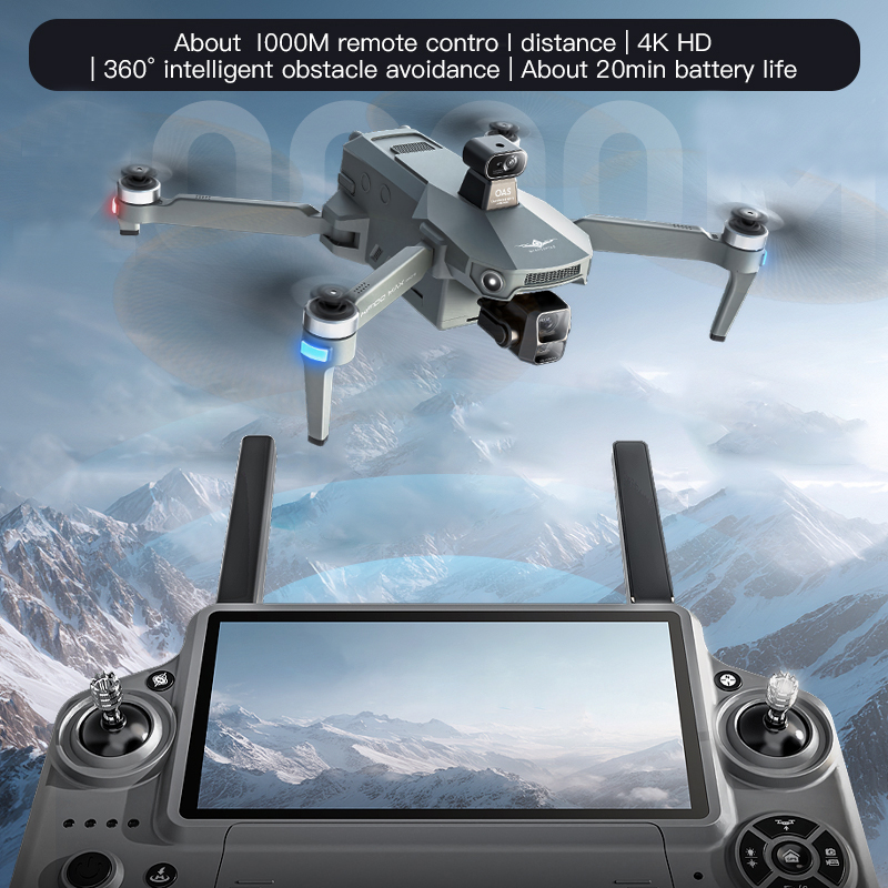 Dron GPS KF100 MAX Kamera 4K 3 – Drone Gimbal 3 Axis recenzja i cena