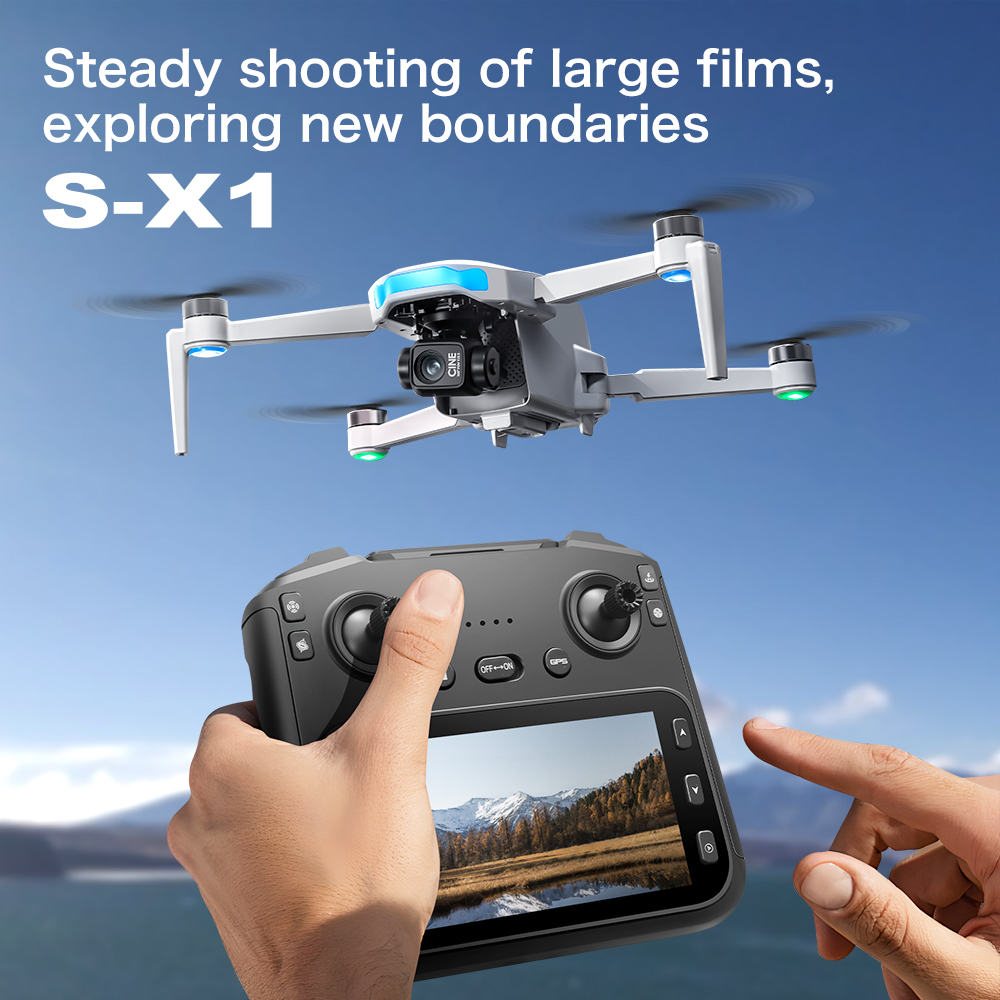 Dron Lenovo S-X1 GPS z kamerą  – Drone Gimbal 3 Axis recenzja i cena