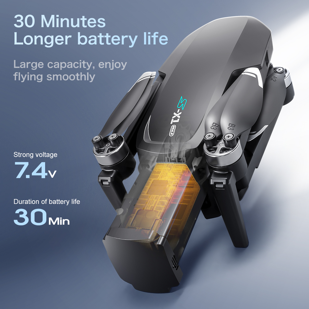 Dron Lenovo S-X1 GPS z kamerą  – Drone Gimbal 3 Axis recenzja i cena