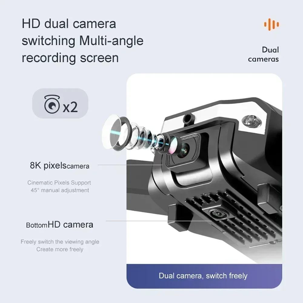 Dron G6 Pro 8K z podwójną kame – Drone Gimbal Brushless recenzja i cena