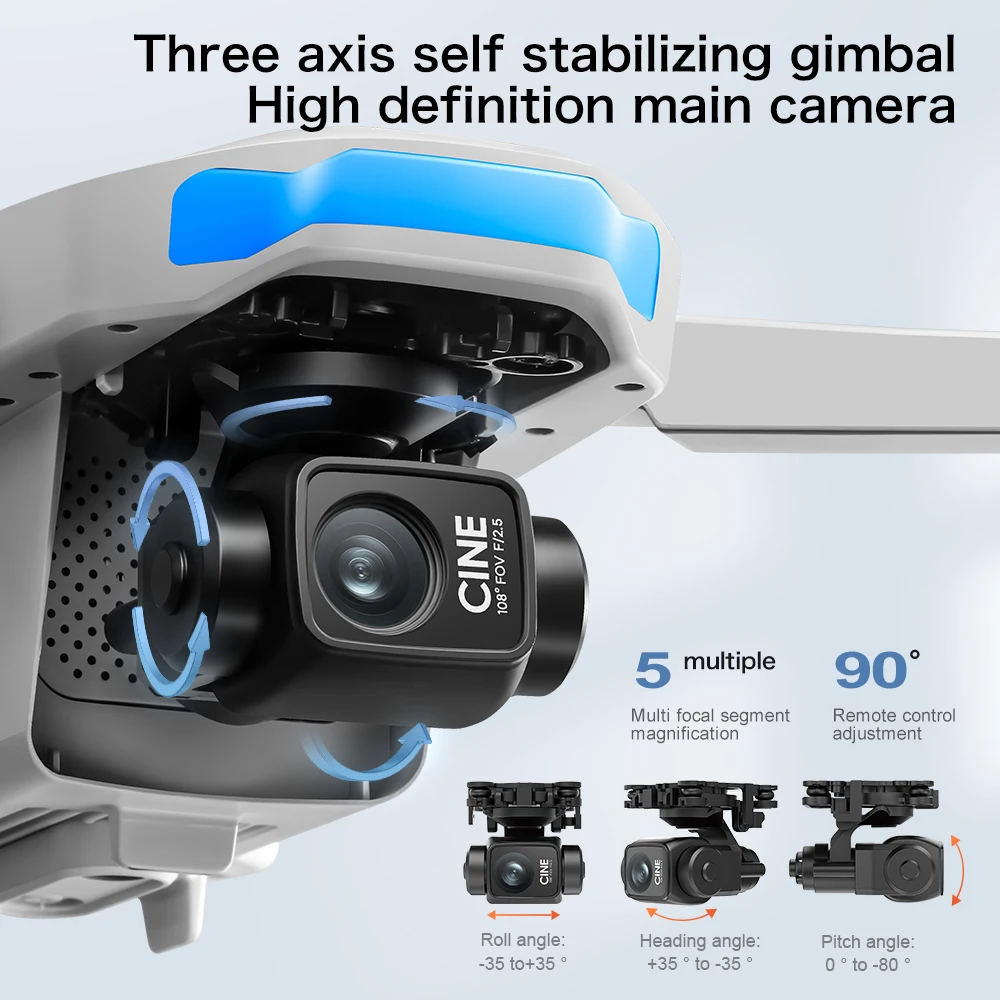 Dron GPS Lenovo S-X1 MAX z 3-o – Drone Gimbal 3 Axis recenzja i cena